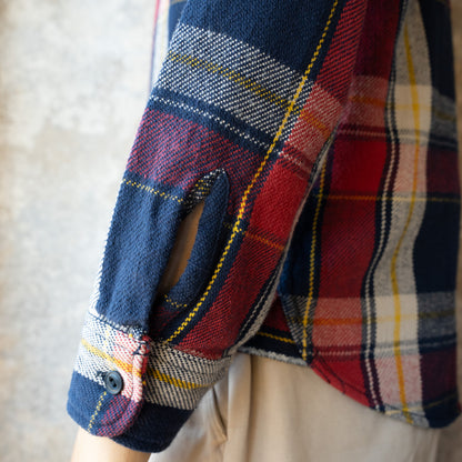 UES_502654_05_1_Heavy Flannel Shirt_Navy