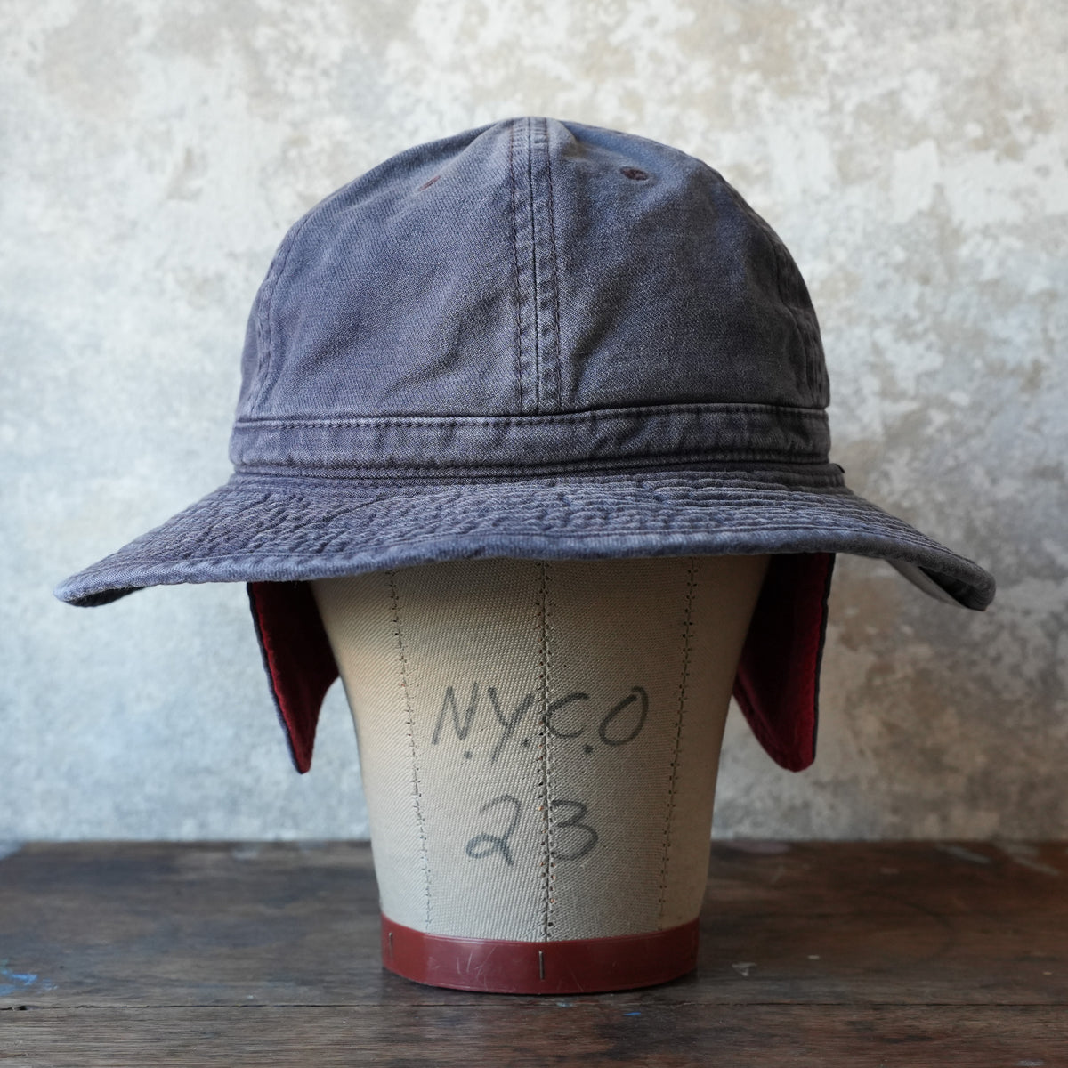 THE H.W.DOG&CO_D-01176_EAR FATIGUE HAT_BLACK