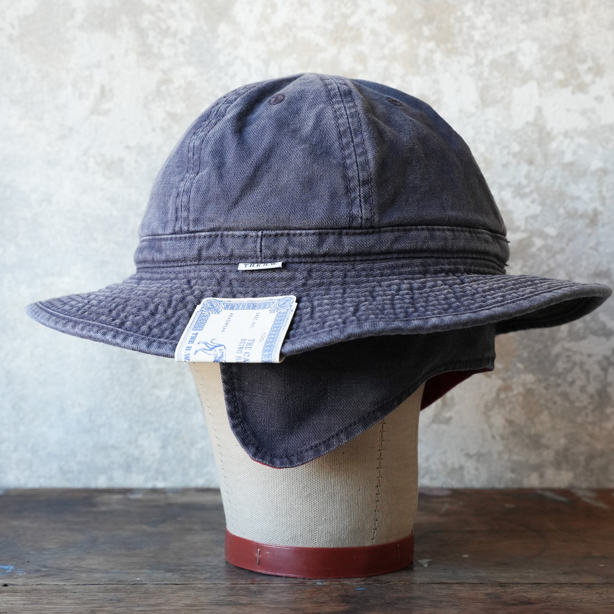 THE H.W.DOG&CO_D-01176_EAR FATIGUE HAT_BLACK