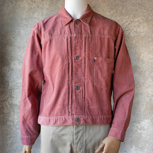 TCB Jeans_New S40's Cord Jacket_Salmon Pink