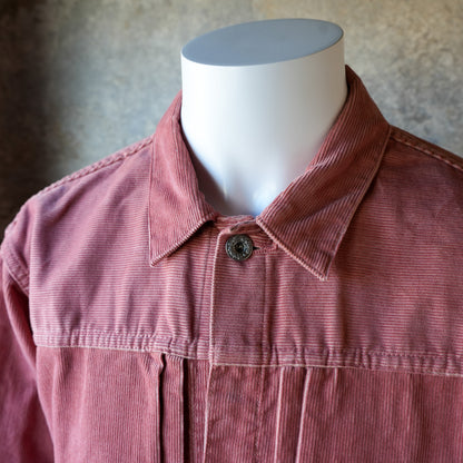 TCB Jeans_New S40's Cord Jacket_Salmon Pink