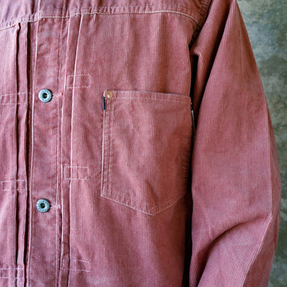 TCB Jeans_New S40's Cord Jacket_Salmon Pink