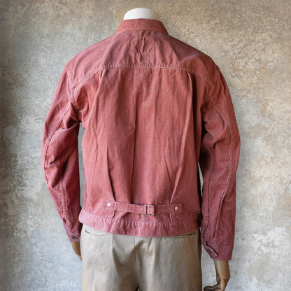 TCB Jeans_New S40's Cord Jacket_Salmon Pink