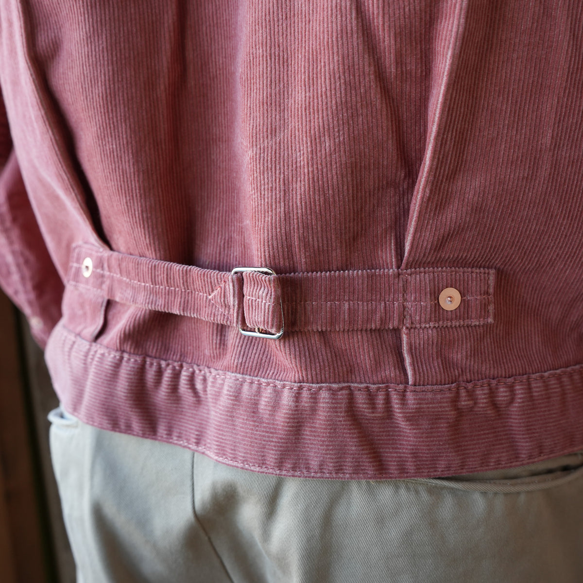 TCB Jeans_New S40's Cord Jacket_Salmon Pink