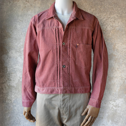 TCB Jeans_New S40's Cord Jacket_Salmon Pink
