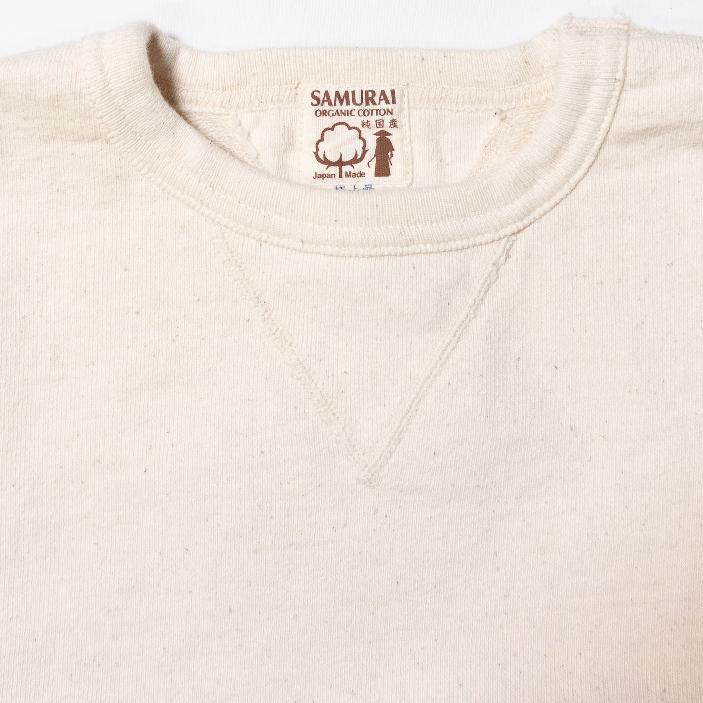 SAMURAIJEANS_SWS-SC01_Samurai Cotton No. 10 Heavy Zero Fleece Sweatshirt