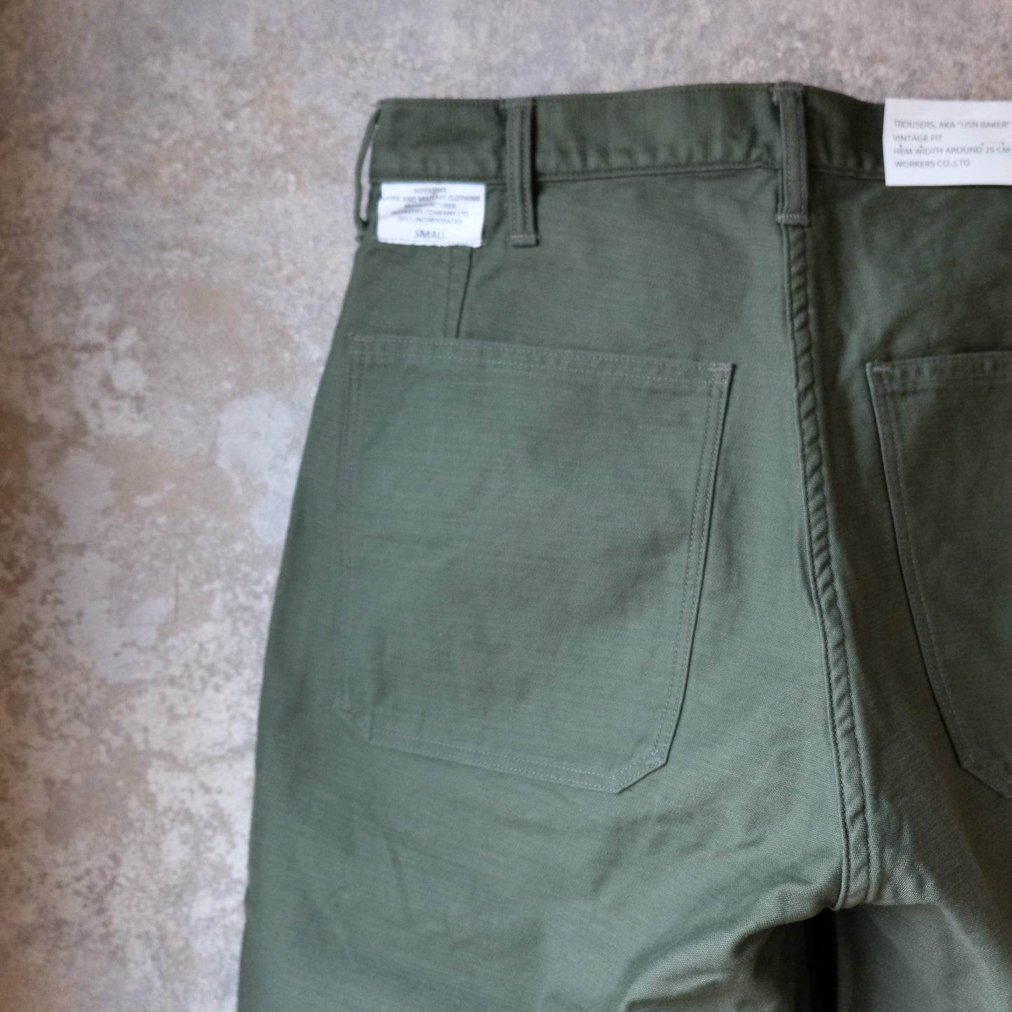 WORKERS_USN Baker Vintage Fit, Reversed Sateen