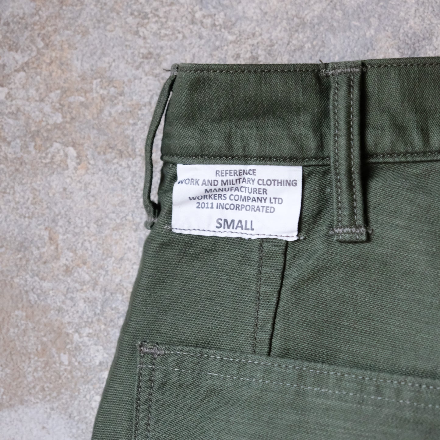 WORKERS_USN Baker Vintage Fit, Reversed Sateen