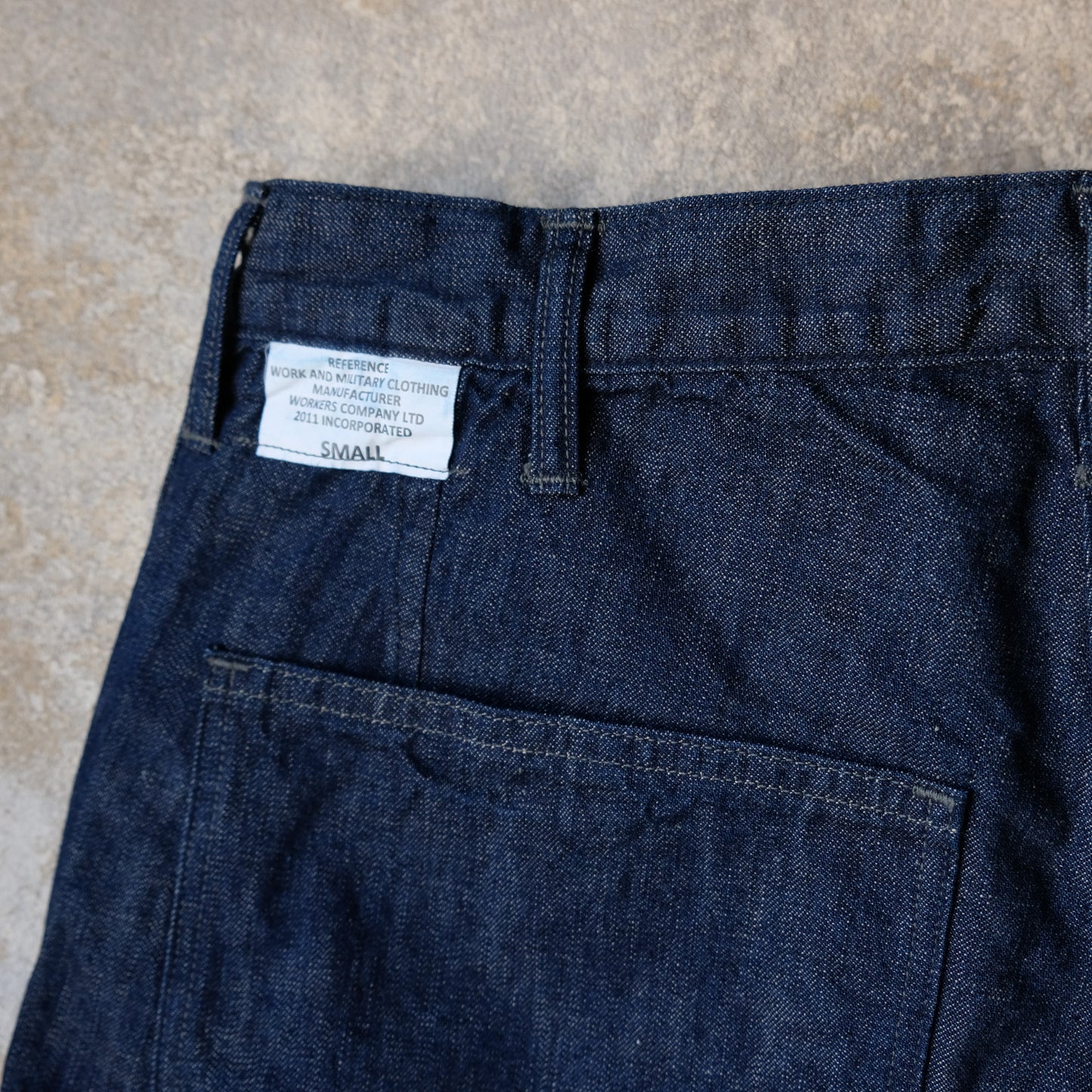 WORKERS_USN Baker Vintage Fit, Brown Back Denim