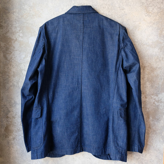 WORKERS_Lounge Jacket, 8oz GR Back Denim