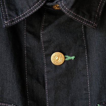 TCB jeans_Cat Head Jacket BKBK