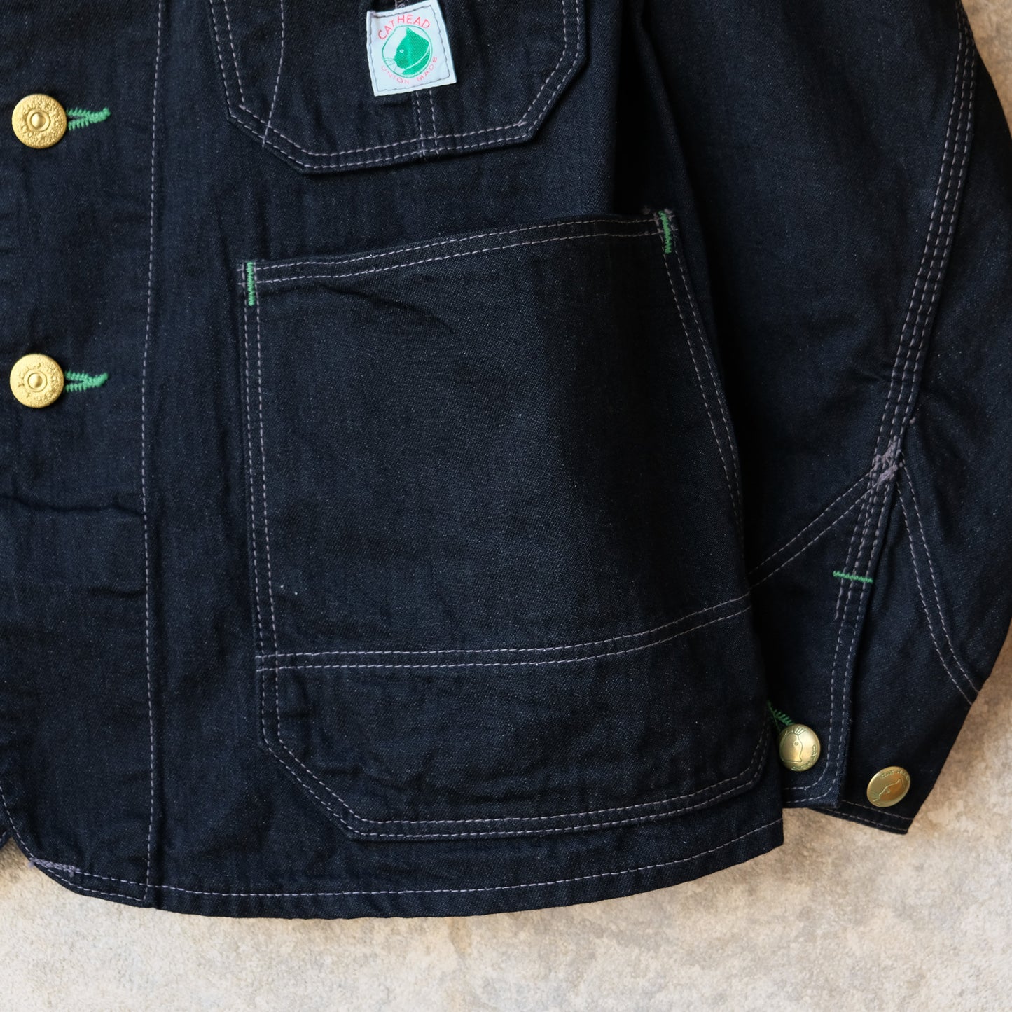 TCB jeans_Cat Head Jacket BKBK