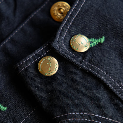 TCB jeans_Cat Head Jacket BKBK