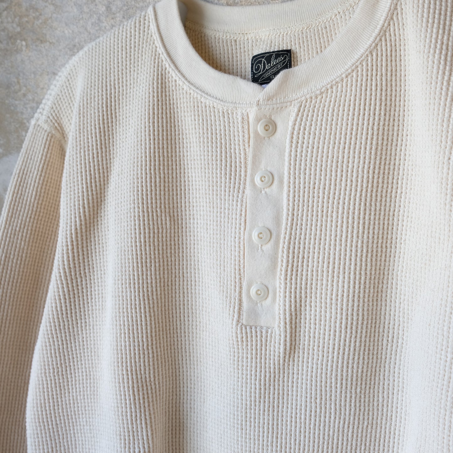 DALEE'S_2230HT_1930s WAFFLE HENLY THERMAL_NATURAL