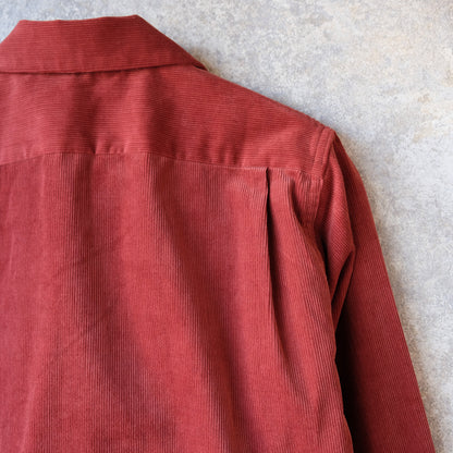 G&F Co._CORDUROY SHIRT_BURGUNDY
