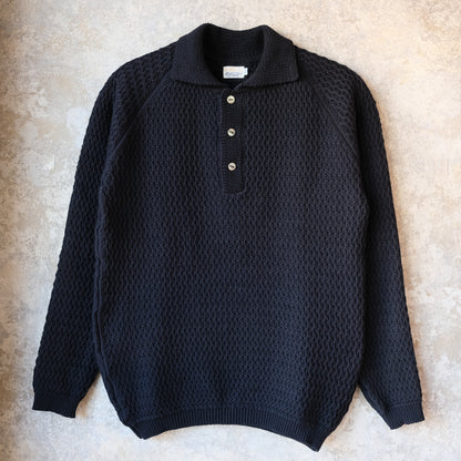 G&F Co._KNIT POLO SHIRT_BLACK