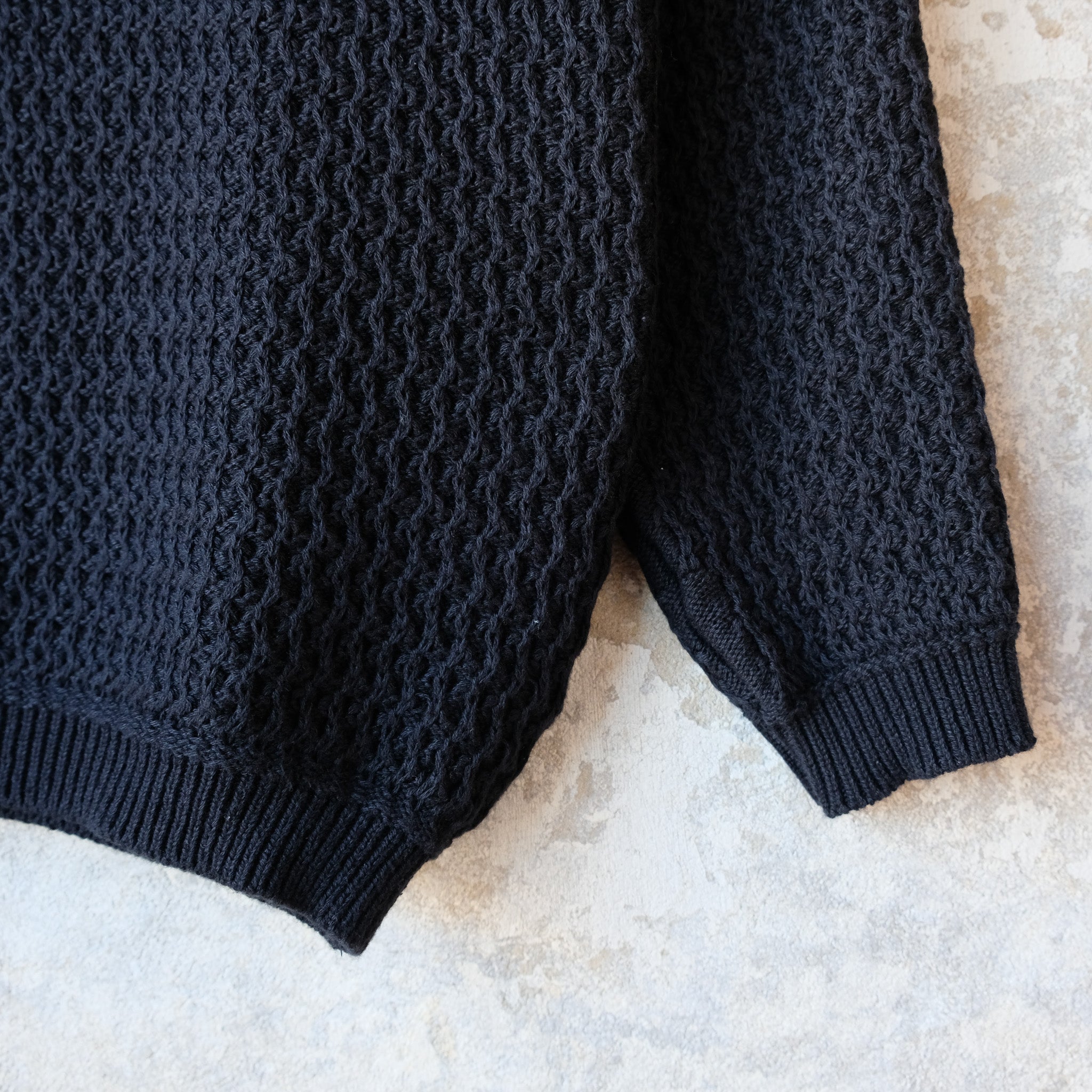 G&F Co._KNIT POLO SHIRT_BLACK – JeansShopSpiral