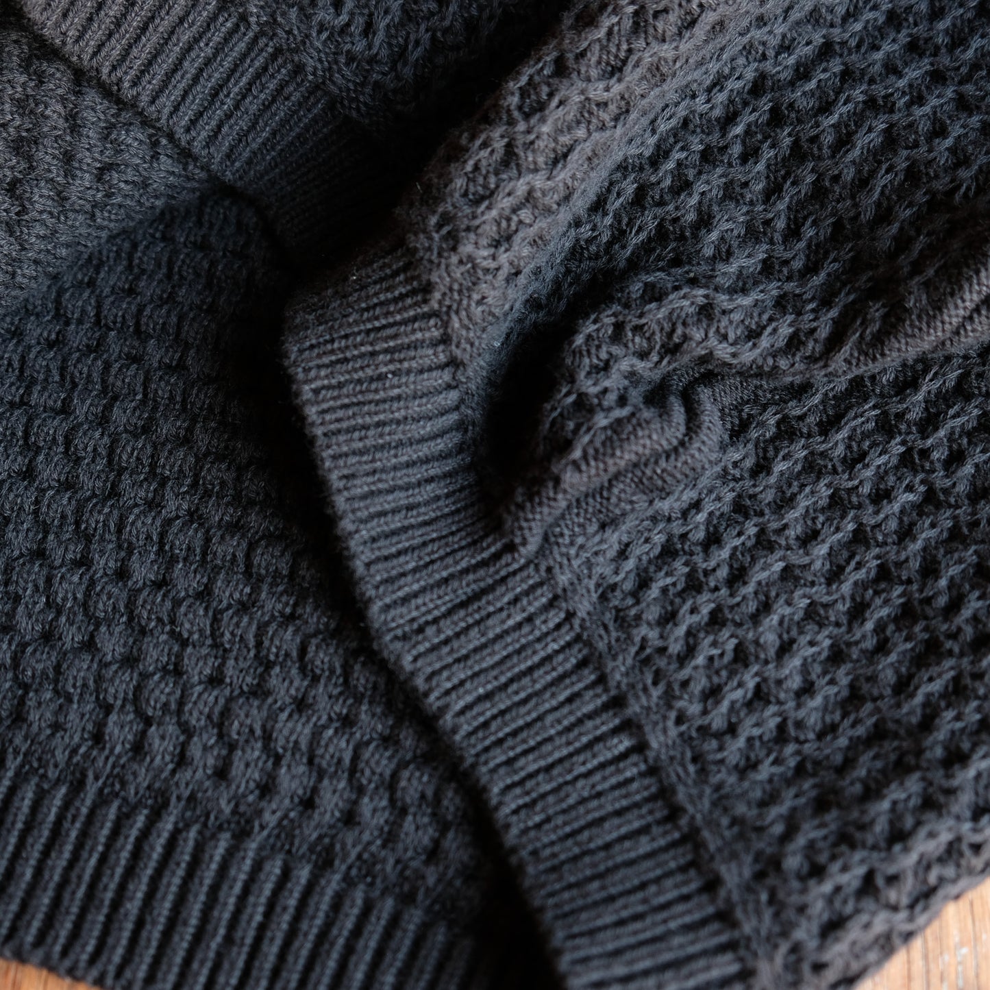 G&F Co._KNIT POLO SHIRT_BLACK