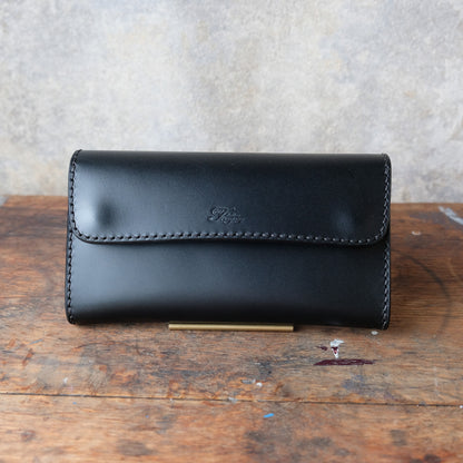 OLD FELLOW COMPANY_LW-04_BLACK_ロングウォレット特厚カスタム