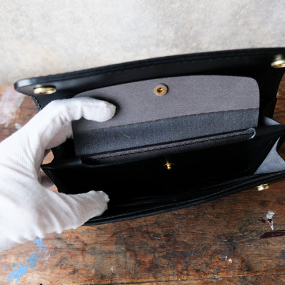 OLD FELLOW COMPANY_LW-04_BLACK_ロングウォレット特厚カスタム