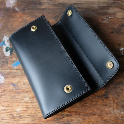 OLD FELLOW COMPANY_LW-04_BLACK_ロングウォレット特厚カスタム