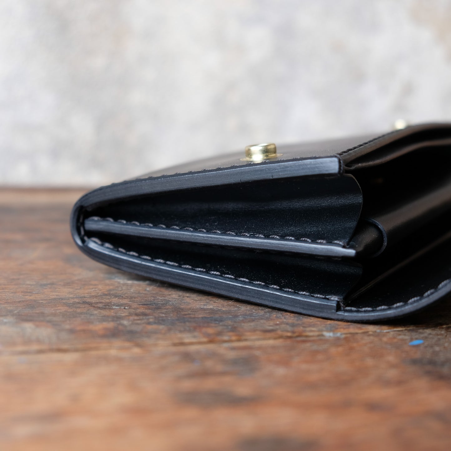 OLD FELLOW COMPANY_LW-04_BLACK_ロングウォレット特厚カスタム