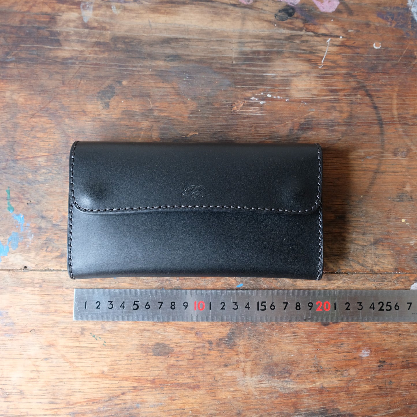 OLD FELLOW COMPANY_LW-04_BLACK_ロングウォレット特厚カスタム