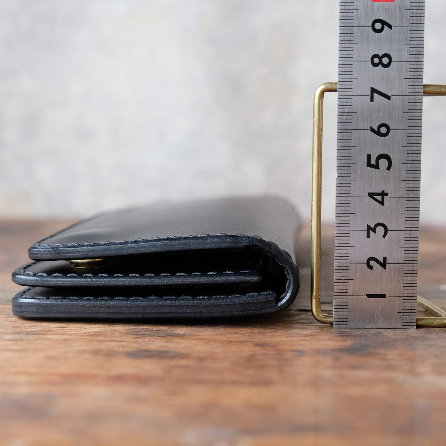 OLD FELLOW COMPANY_TW-02_L_B_BLACK_トラッカーウォレット