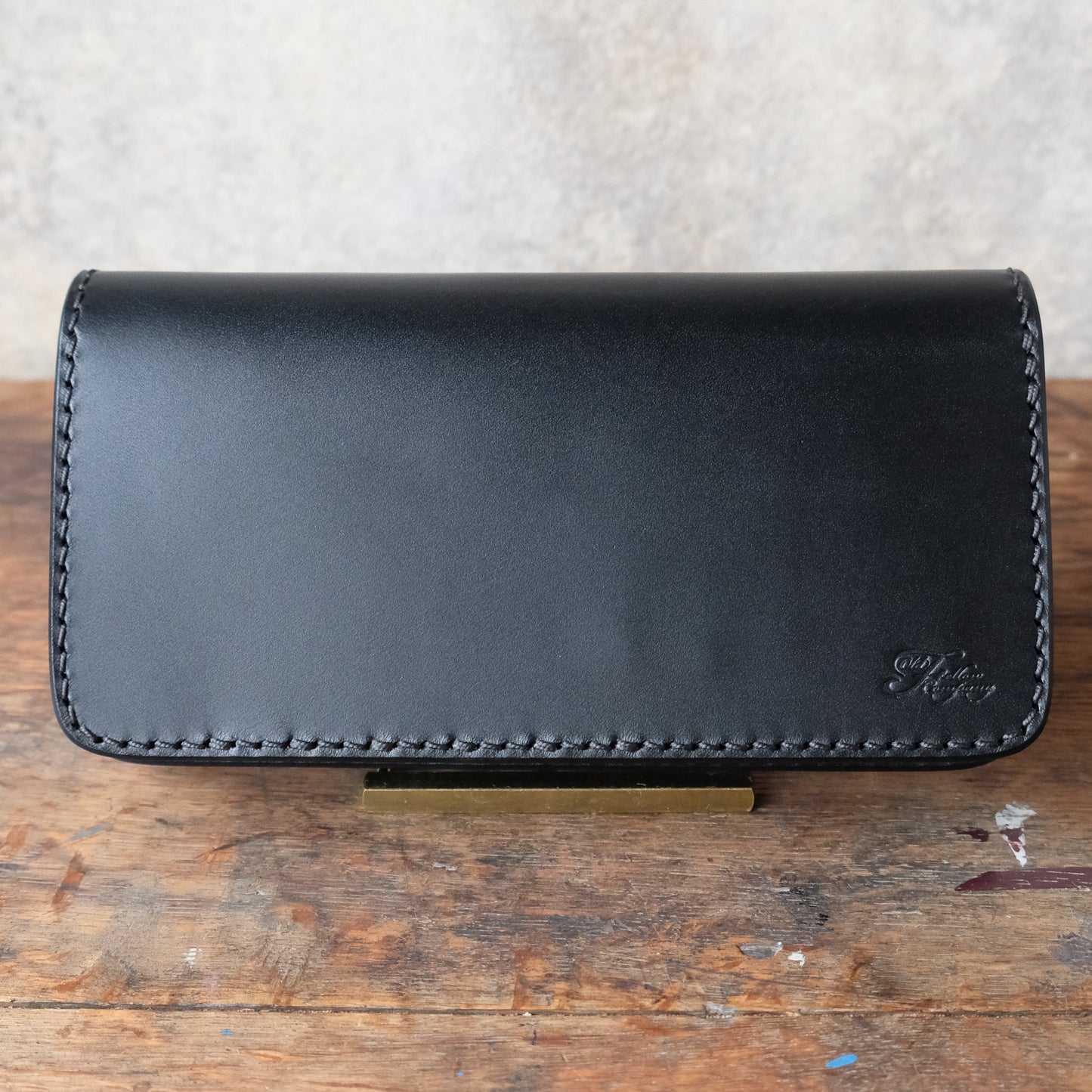 OLD FELLOW COMPANY_LW-05_B_BLACK_ロングウォレットBタイプ