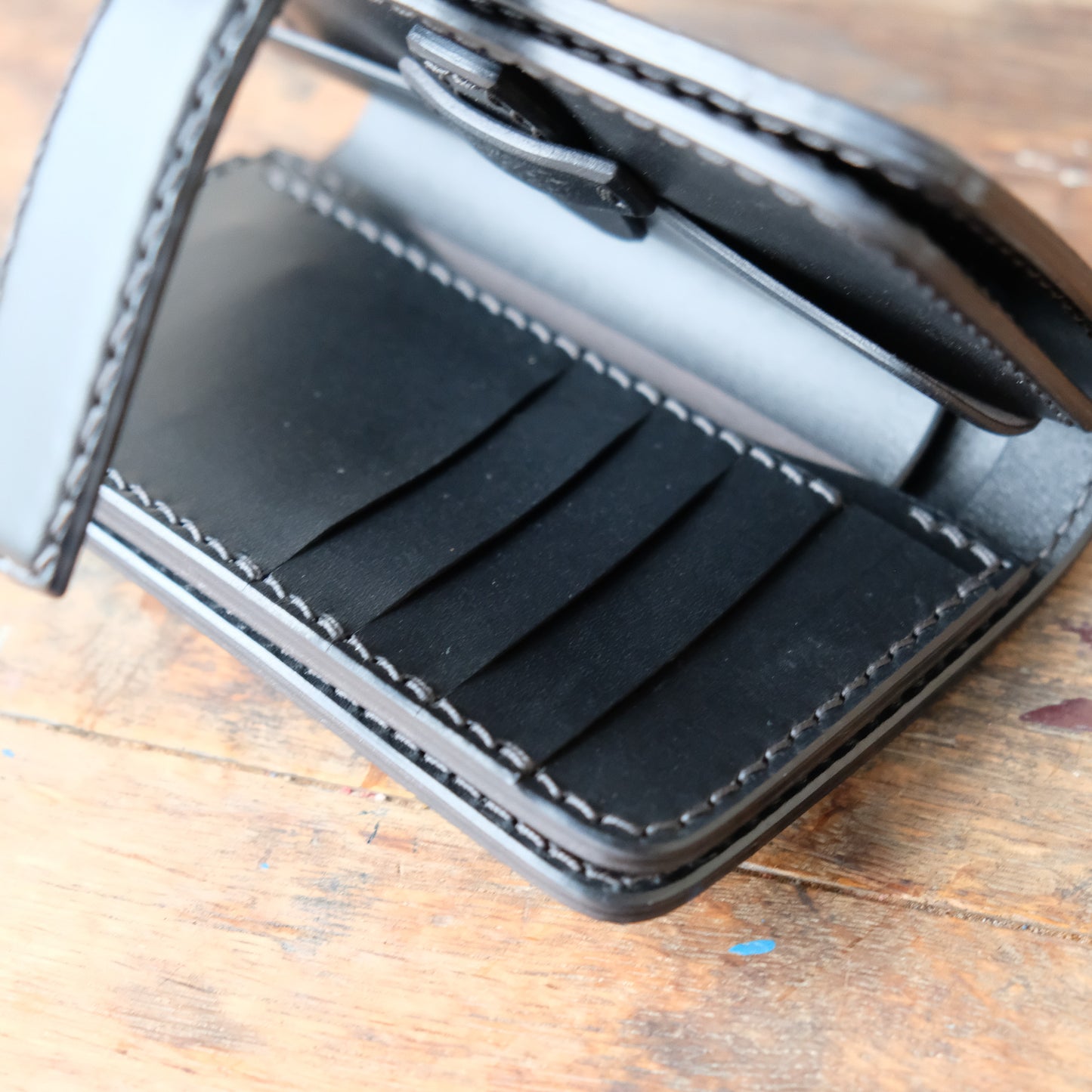 OLD FELLOW COMPANY_MW-03_BLACK_ミドルウォレット