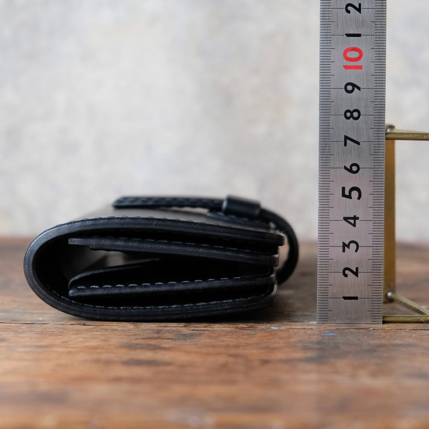 OLD FELLOW COMPANY_MW-03_BLACK_ミドルウォレット