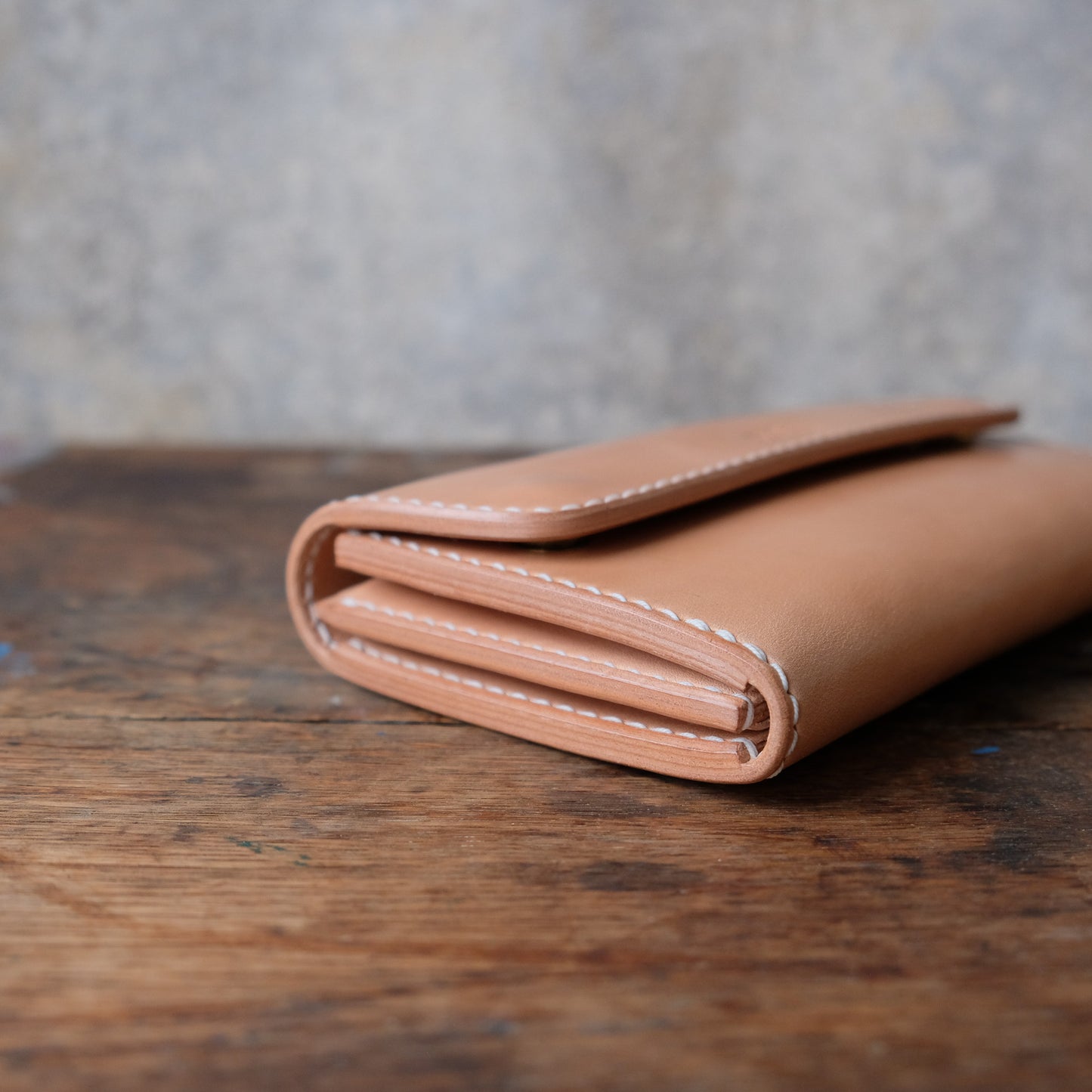 OLD FELLOW COMPANY_LW-04_NATURAL_ロングウォレット特厚カスタム