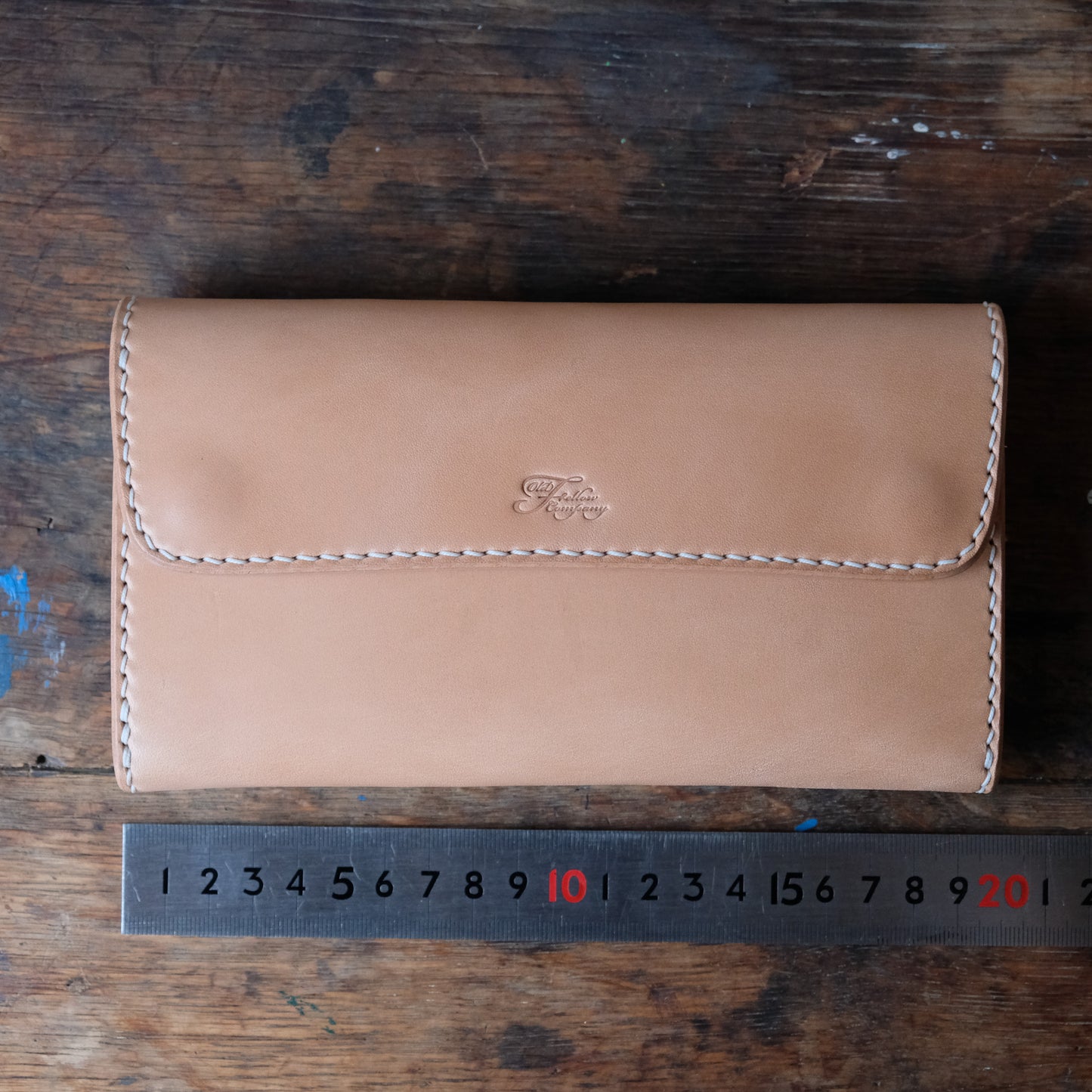 OLD FELLOW COMPANY_LW-04_NATURAL_ロングウォレット特厚カスタム