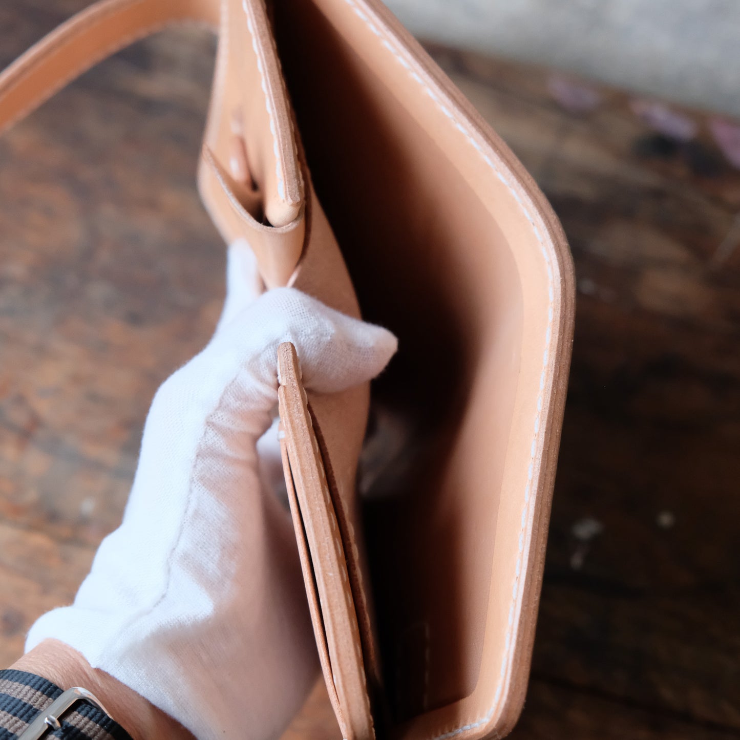 OLD FELLOW COMPANY_MW-03_NATURAL_ミドルウォレット