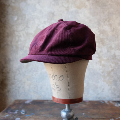THE H.W.DOG&CO_D-01092_NEWSPAPER BOYS CAP_Bordeaux