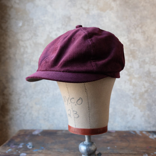 THE H.W.DOG&CO_D-01092_NEWSPAPER BOYS CAP_Bordeaux