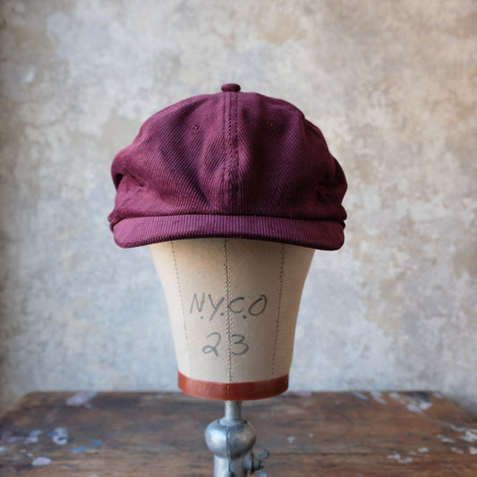 THE H.W.DOG&CO_D-01092_NEWSPAPER BOYS CAP_Bordeaux