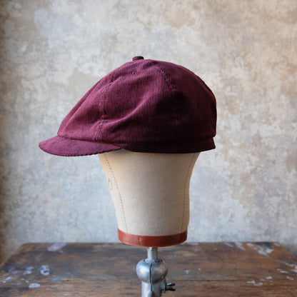 THE H.W.DOG&CO_D-01092_NEWSPAPER BOYS CAP_Bordeaux