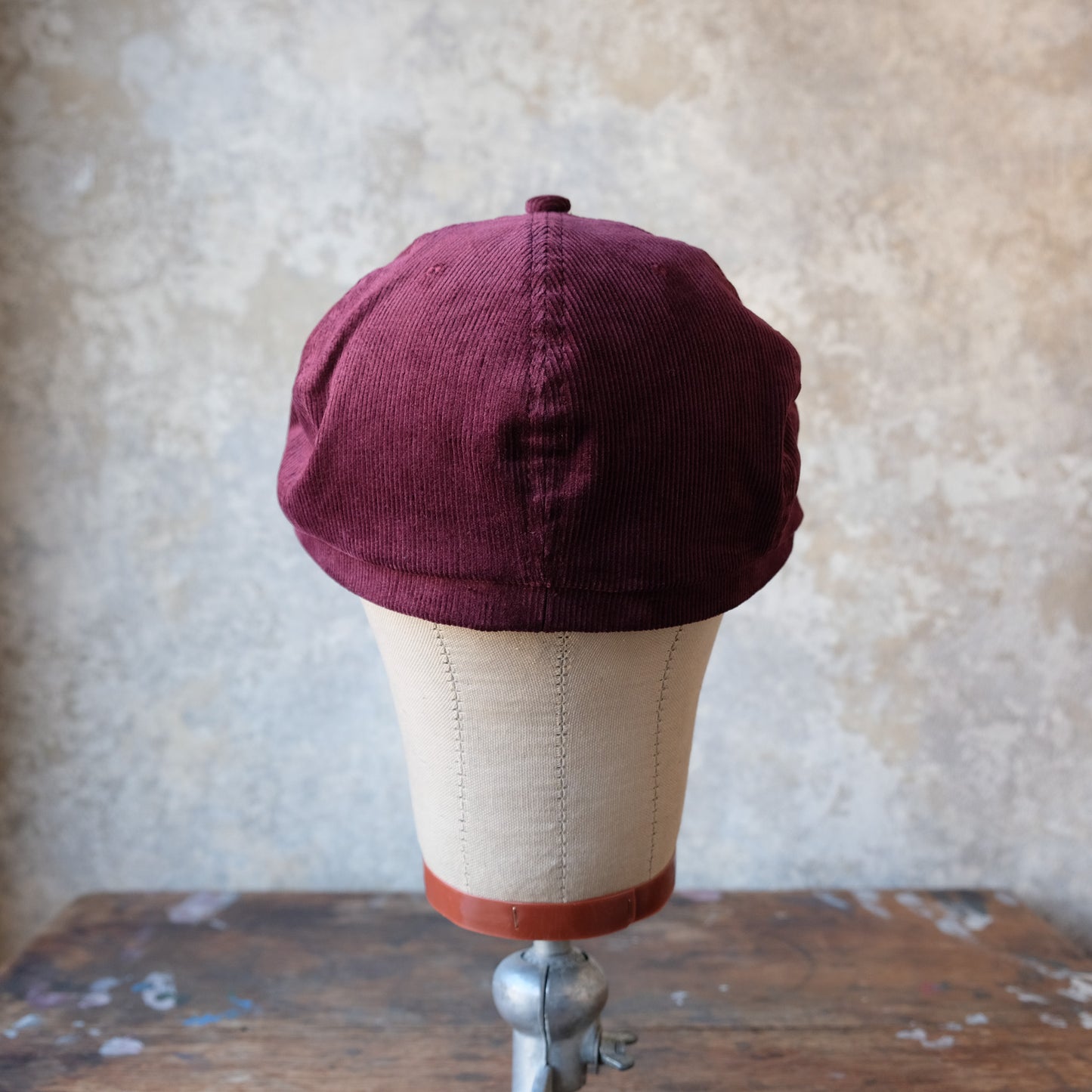 THE H.W.DOG&CO_D-01092_NEWSPAPER BOYS CAP_Bordeaux