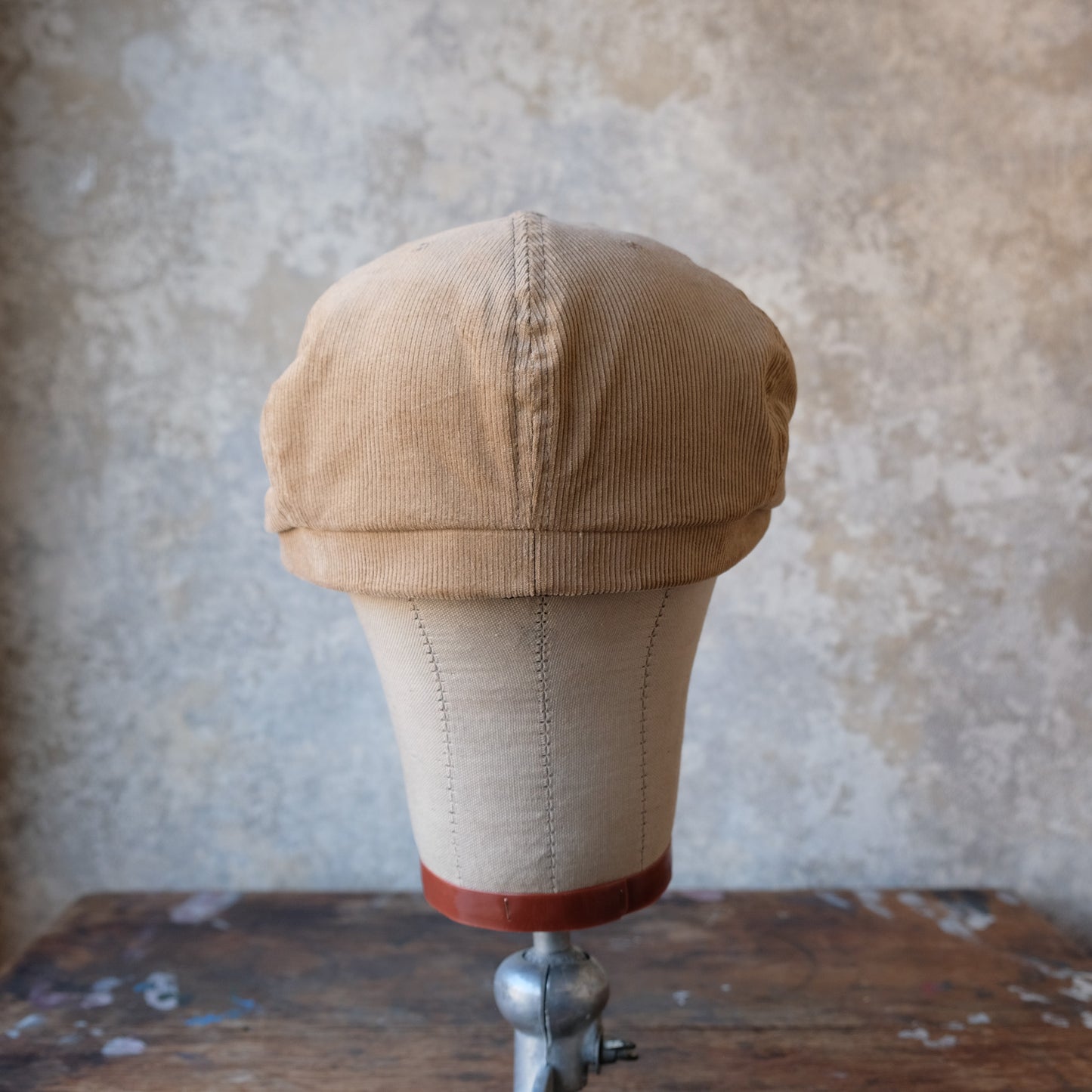 THE H.W.DOG&CO_D-01092_NEWSPAPER BOYS CAP_Beige