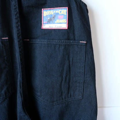 TCB jeans_Boss of the Cat Overall_BKBK