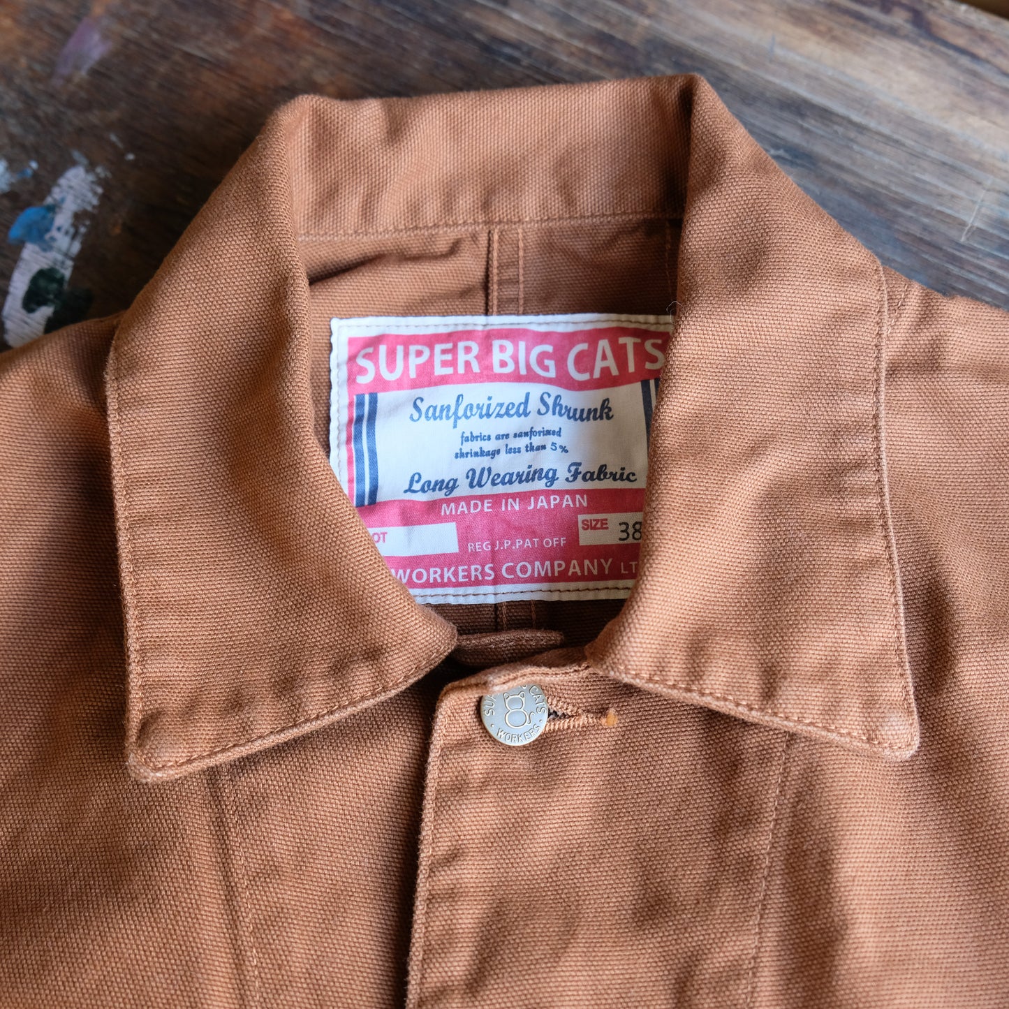 WORKERS_SUPER BIG CAT Jacket, Brown Duck