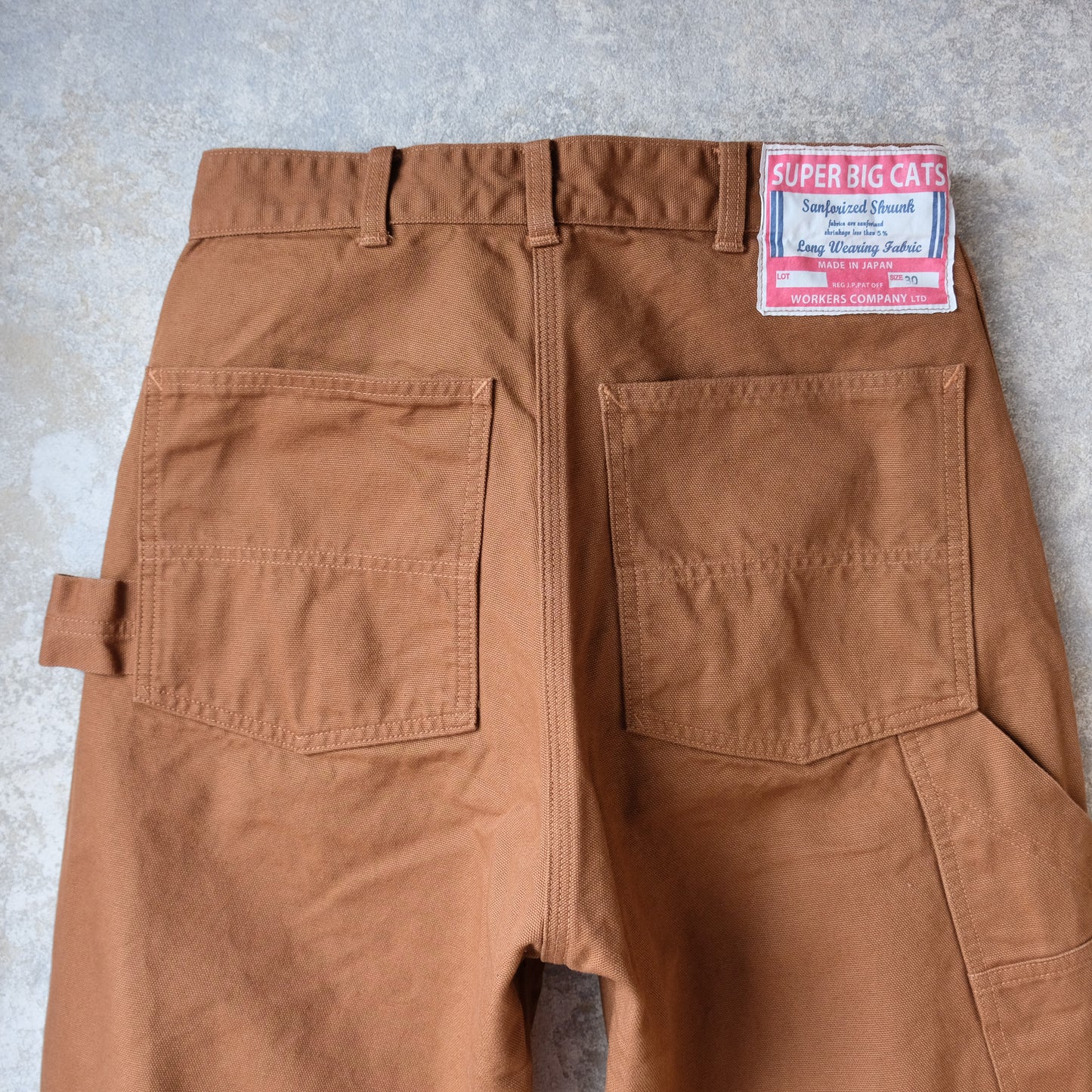 WORKERS_SUPER BIG CAT Work Pants_Brown Duck