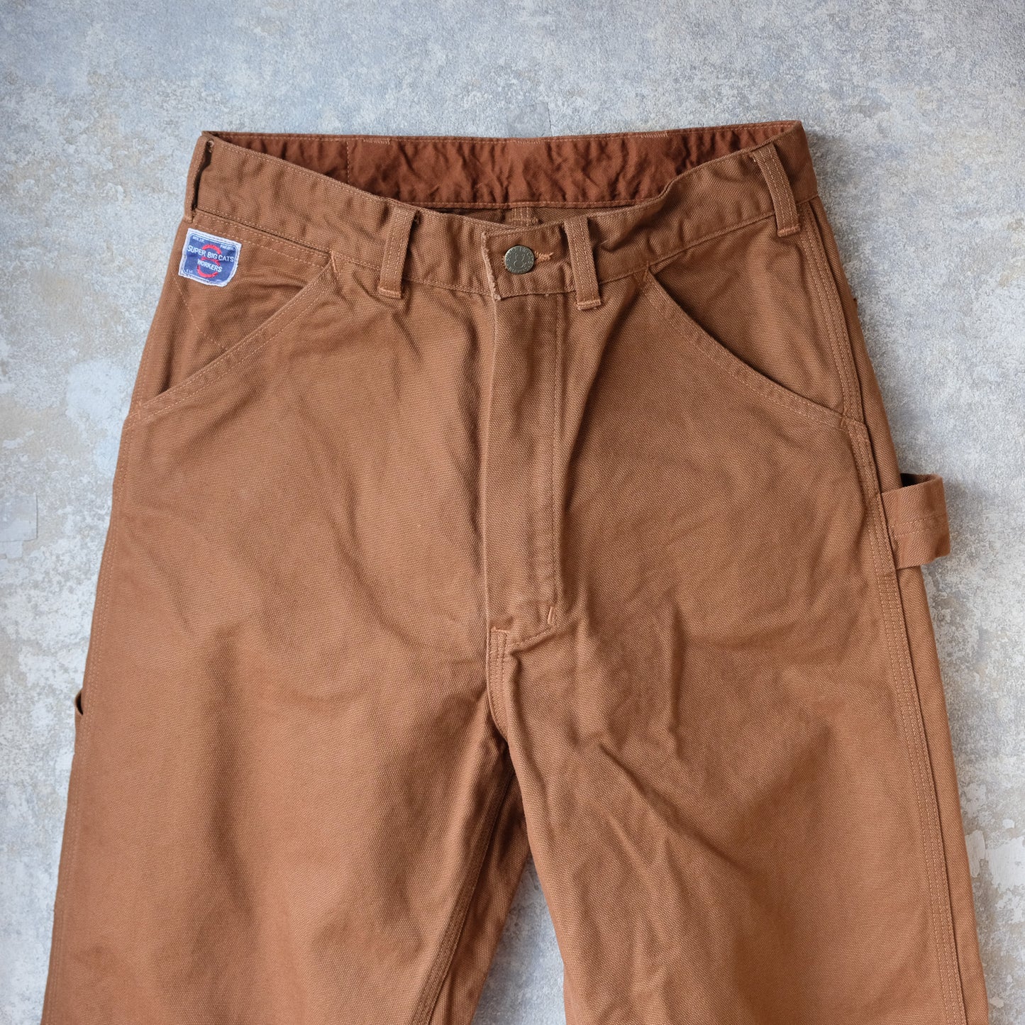 WORKERS_SUPER BIG CAT Work Pants_Brown Duck