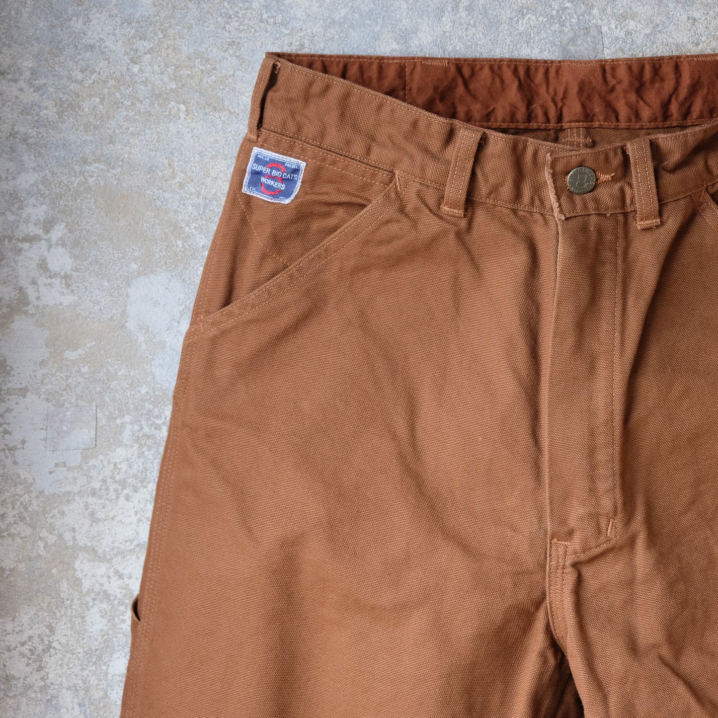 WORKERS_SUPER BIG CAT Work Pants_Brown Duck