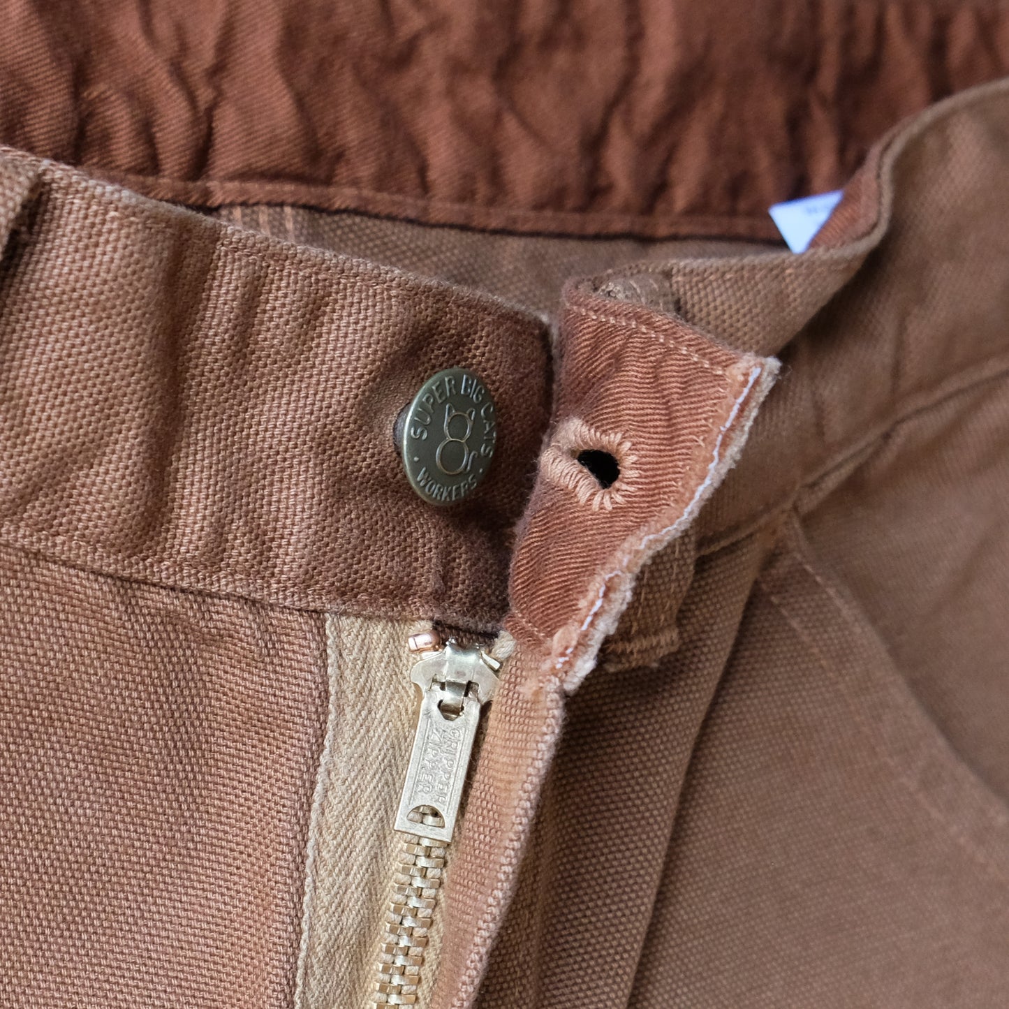 WORKERS_SUPER BIG CAT Work Pants_Brown Duck