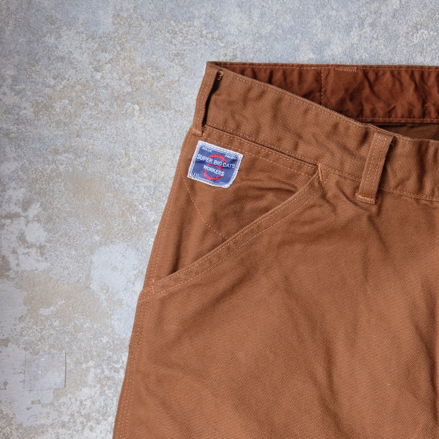 WORKERS_SUPER BIG CAT Work Pants_Brown Duck