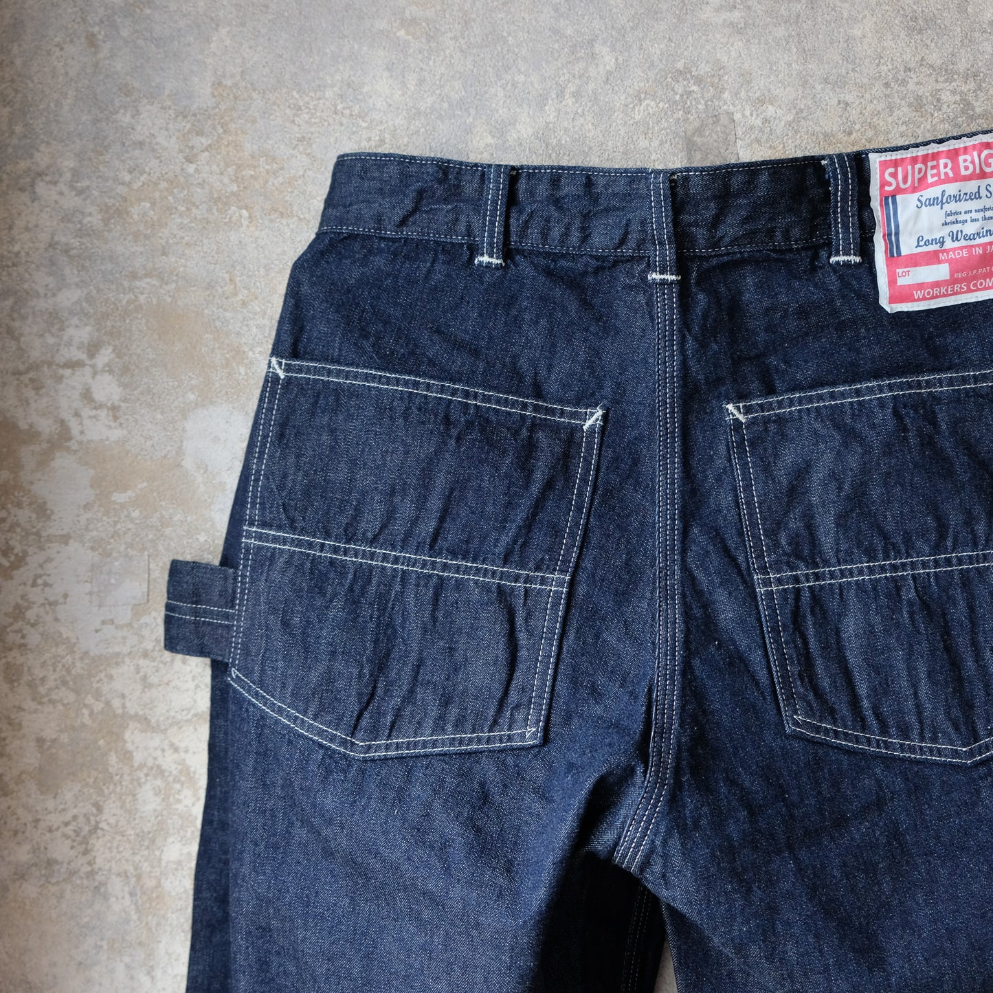 WORKERS_SUPER BIG CAT Work Pants_10oz Indigo Denim