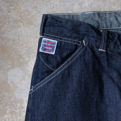 WORKERS_SUPER BIG CAT Work Pants_10oz Indigo Denim