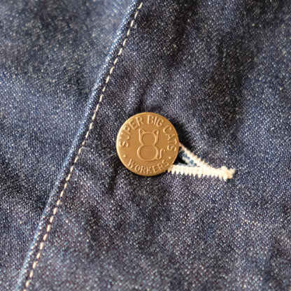 WORKERS SUPER BIG CAT Jacket, 10oz Indigo Denim